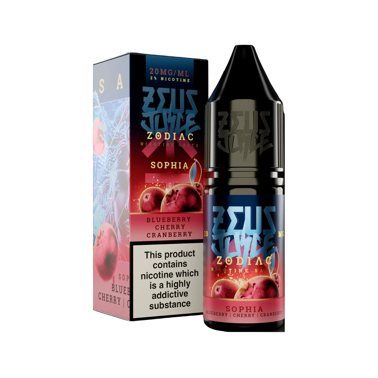 Sophia 10ml Nic Salt by Zeus Juice - Ape Vapes