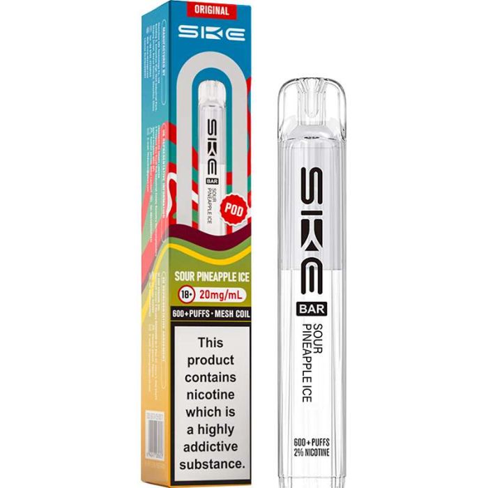 Sour Pineapple SKE Bar 600 Replacement Prefilled Pod - Singular - Ape Vapes