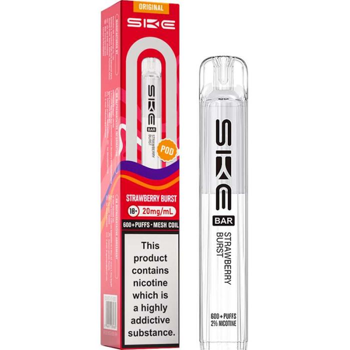 Strawberry Burst SKE Bar 600 Replacement Prefilled Pod - Singular - Ape Vapes