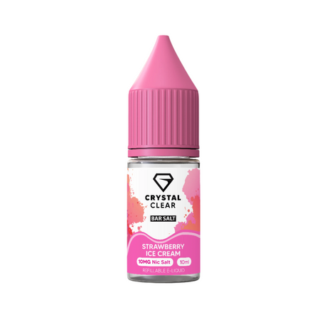 Strawberry Ice Cream Nic Salt by Crystal Clear - Ape Vapes