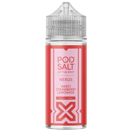 Sweet Strawberry Lemonade 100ml Shortfill - Nexus by Pod Salt - Ape Vapes