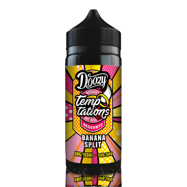 Banana Split 100ml Shortfill by Doozy Temptations - Ape Vapes