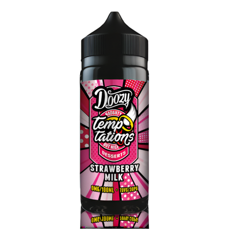 Strawberry Milk 100ml Shortfill by Doozy Temptations - Ape Vapes