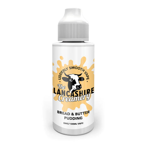 Bread & Butter Pudding 100ml Shortfill by The Lancashire Creamery - Ape Vapes