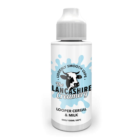 Looper Cereal & Milk 100ml Shortfill by The Lancashire Creamery - Ape Vapes