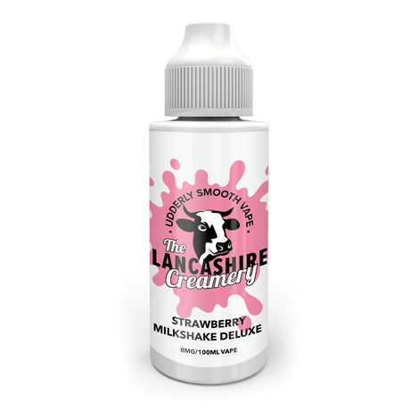 Strawberry Milkshake 100ml Shortfill by The Lancashire Creamery - Ape Vapes