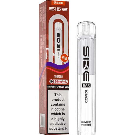 Tobacco SKE Bar 600 Replacement Prefilled Pod - Singular - Ape Vapes