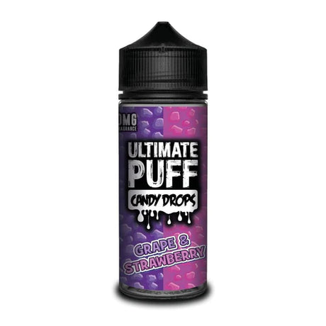Grape & Strawberry 100ml Shortfill by Ultimate Puff Candy Drops - Ape Vapes