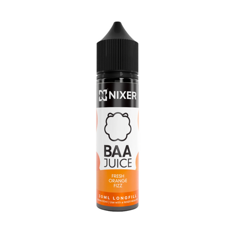 Fresh Orange Fizz Longfill 60ml by Nixer x Baa Juice - Ape Vapes