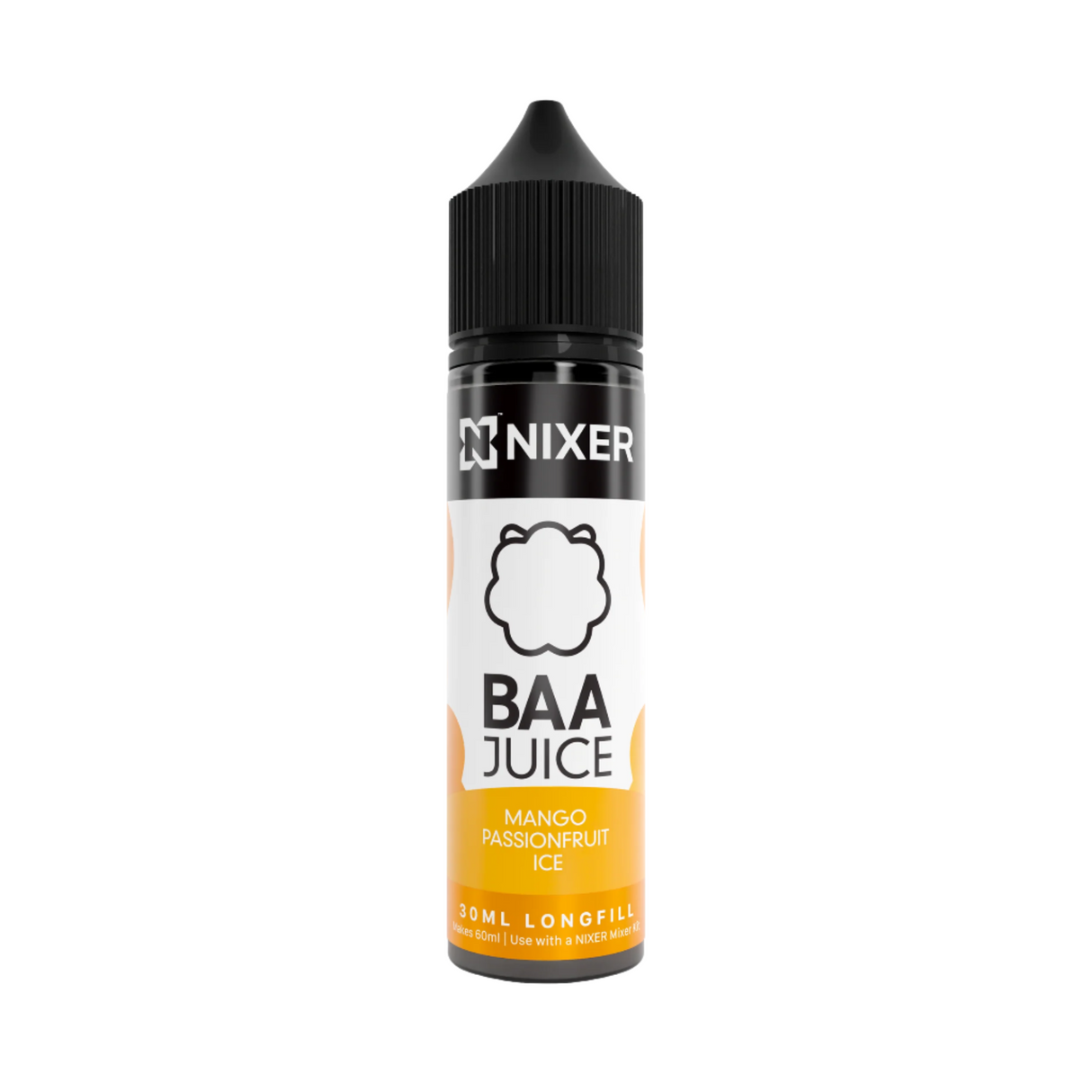 Mango Passionfruit Ice Longfill 60ml by Nixer x Baa Juice - Ape Vapes