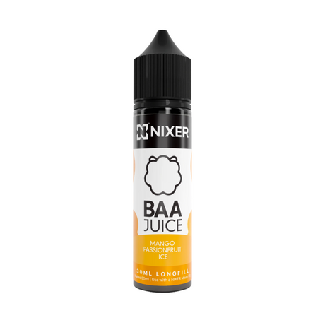 Mango Passionfruit Ice Longfill 60ml by Nixer x Baa Juice - Ape Vapes