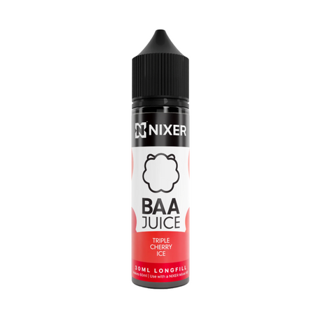 Triple Cherry Ice Longfill 60ml by Nixer x Baa Juice - Ape Vapes
