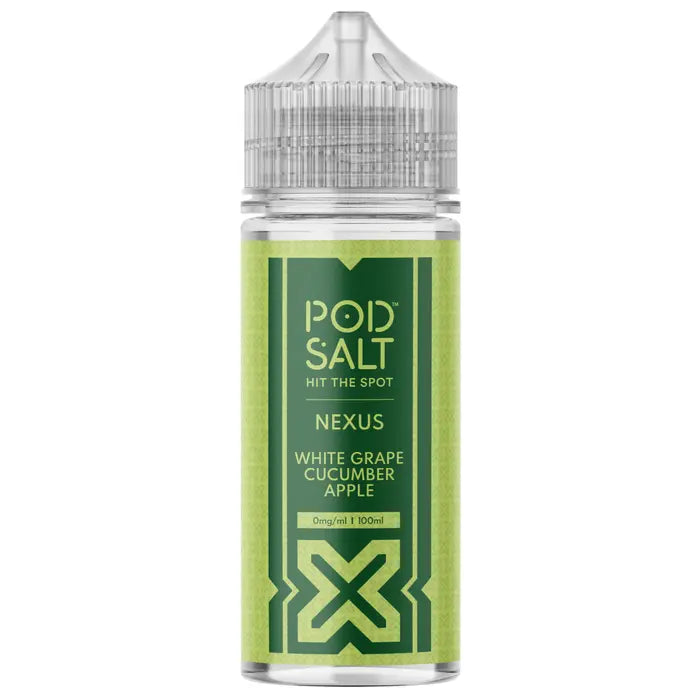 White Grape Cucumber Apple 100ml Shortfill - Nexus by Pod Salt - Ape Vapes