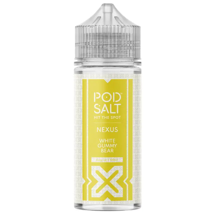 White Gummy Bear 100ml Shortfill - Nexus by Pod Salt - Ape Vapes