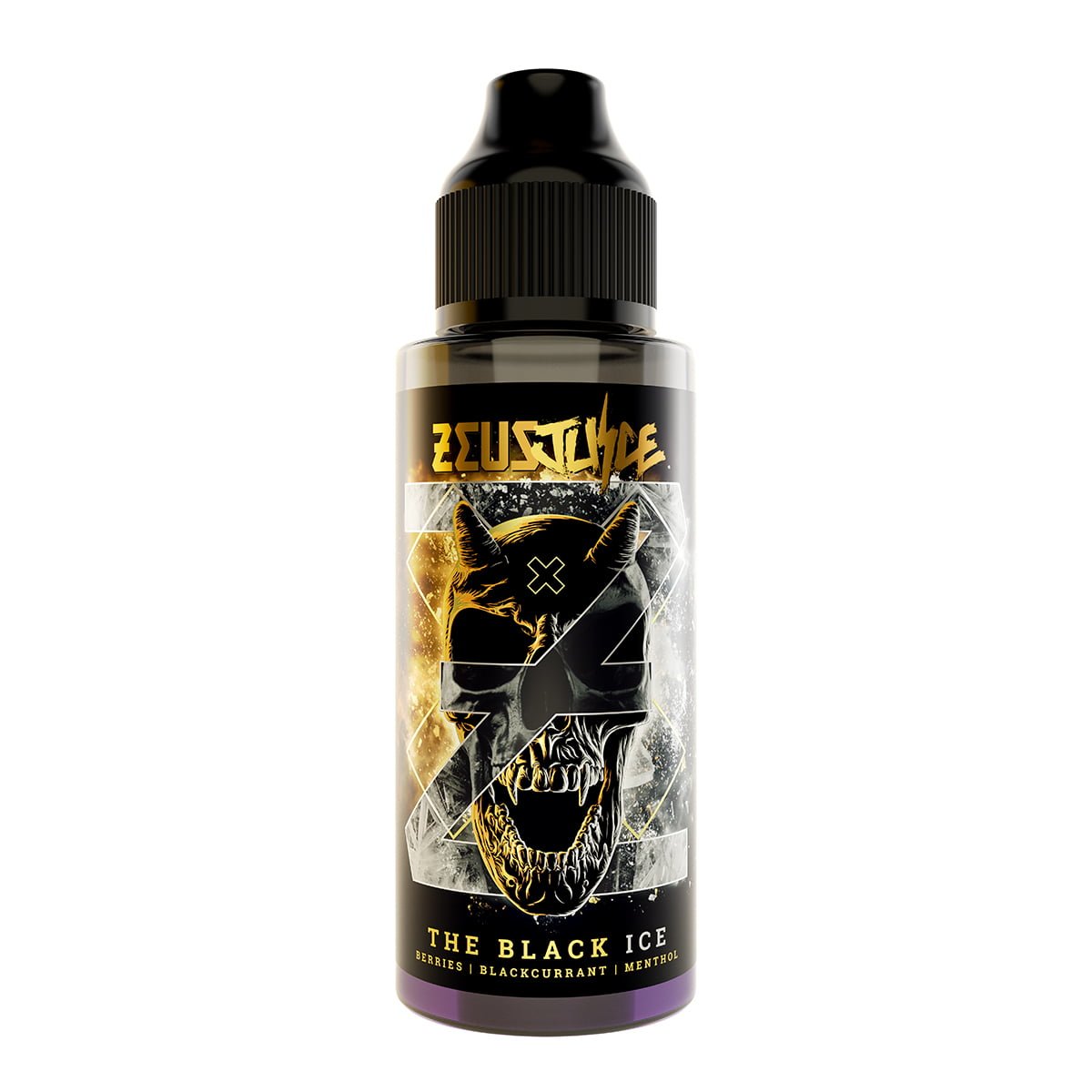 The Black Ice 100ml Shortfill by Zeus Juice - Ape Vapes