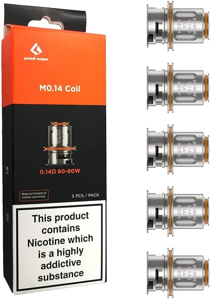GeekVape M Series Replacement Coils - 5 Pack - Ape Vapes