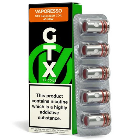0.2 GTX Replacement Coils by Vaporesso - 5 Pack - Ape Vapes