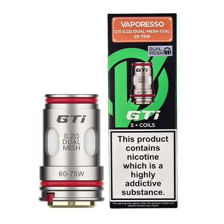 0.2 Vaporesso GTI Dual Mesh Replacement Coils - 5 Pack - Ape Vapes