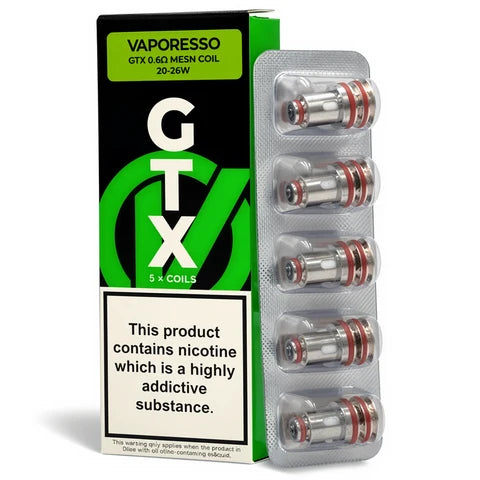 0.6 GTX Replacement Coils by Vaporesso - 5 Pack - Ape Vapes
