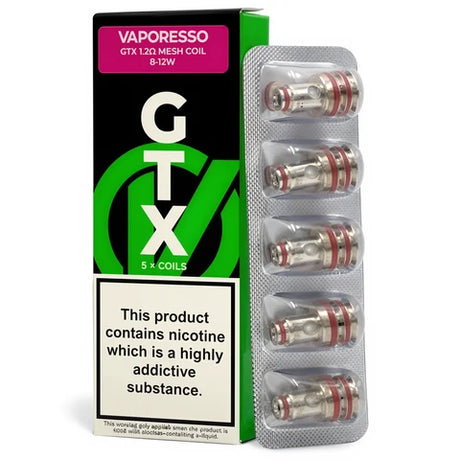 1.2 GTX Replacement Coils by Vaporesso - 5 Pack - Ape Vapes