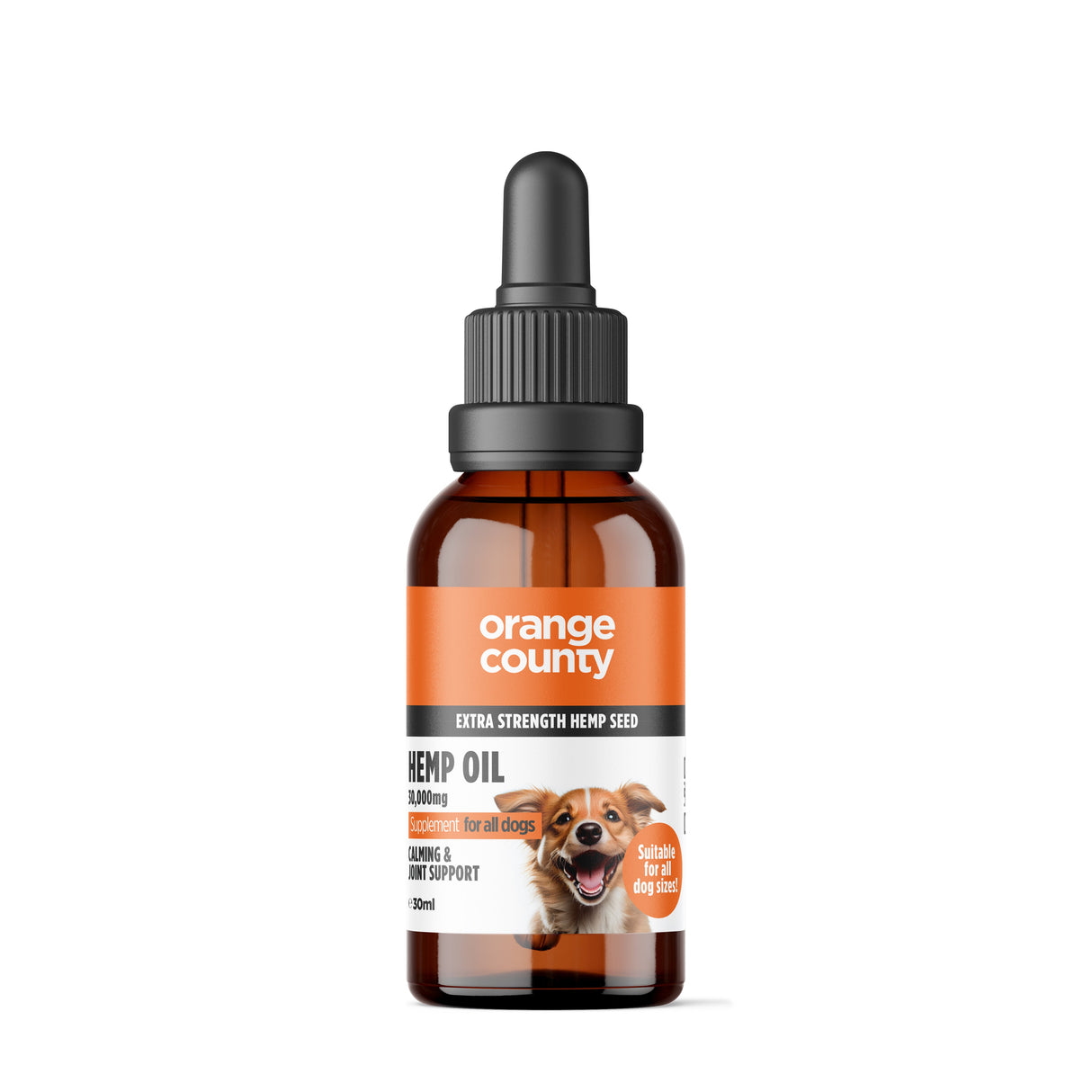 Pet Calming Hemp Seed Oil - Extra Strength 30,000mg by Orange County