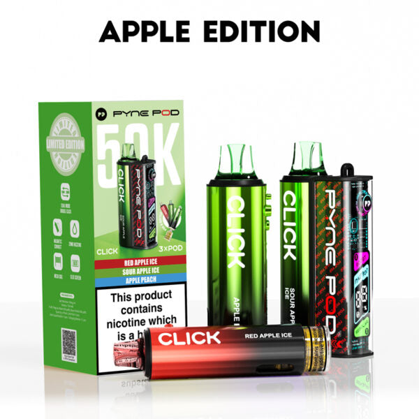 Apple Edition Pyne Pod Click 50K Vape Kit - Ape Vapes