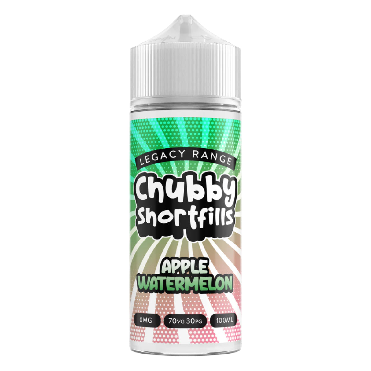 Apple Watermelon 100ml Shortfill by Chubby Shortfill Legacy Range - Ape Vapes