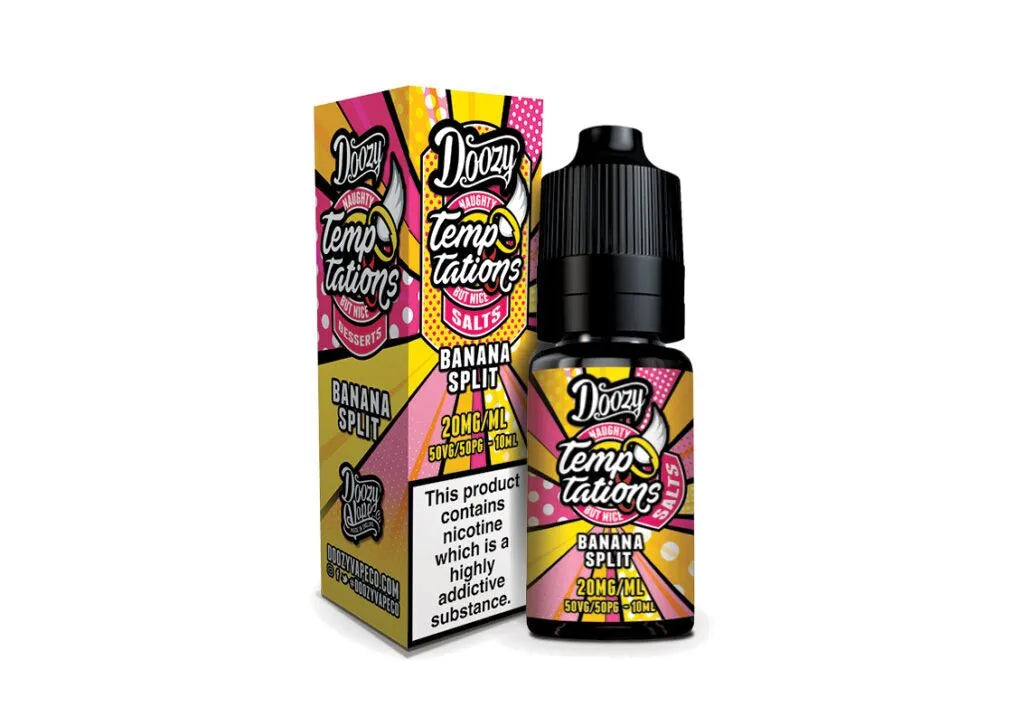 Banana Split Nic Salt by Doozy Temptations