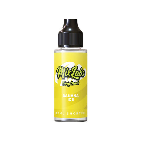 Banana Ice 100ml Shortfill by Mix Labs Originals - Ape Vapes