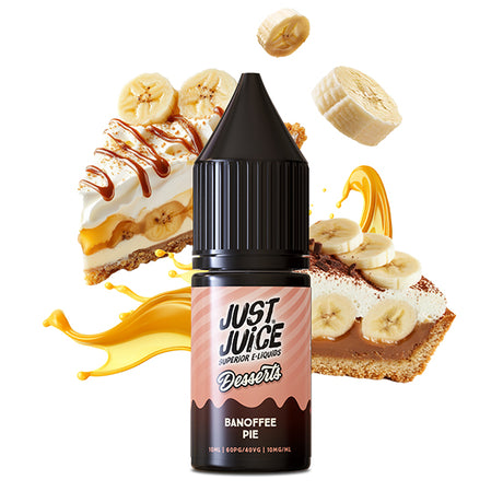 Banoffee Pie Nic Salt by Just Juice Desserts - Ape Vapes