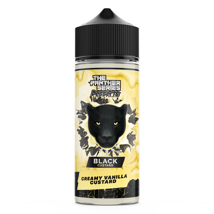 Black Custard 100ml Shortfill - The Panther Series by Dr Vape