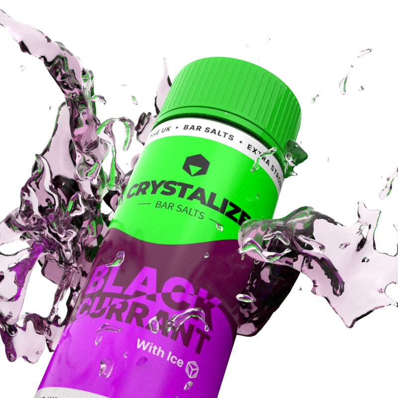 Blackcurrant Ice 120ml Longfill by Crystalize