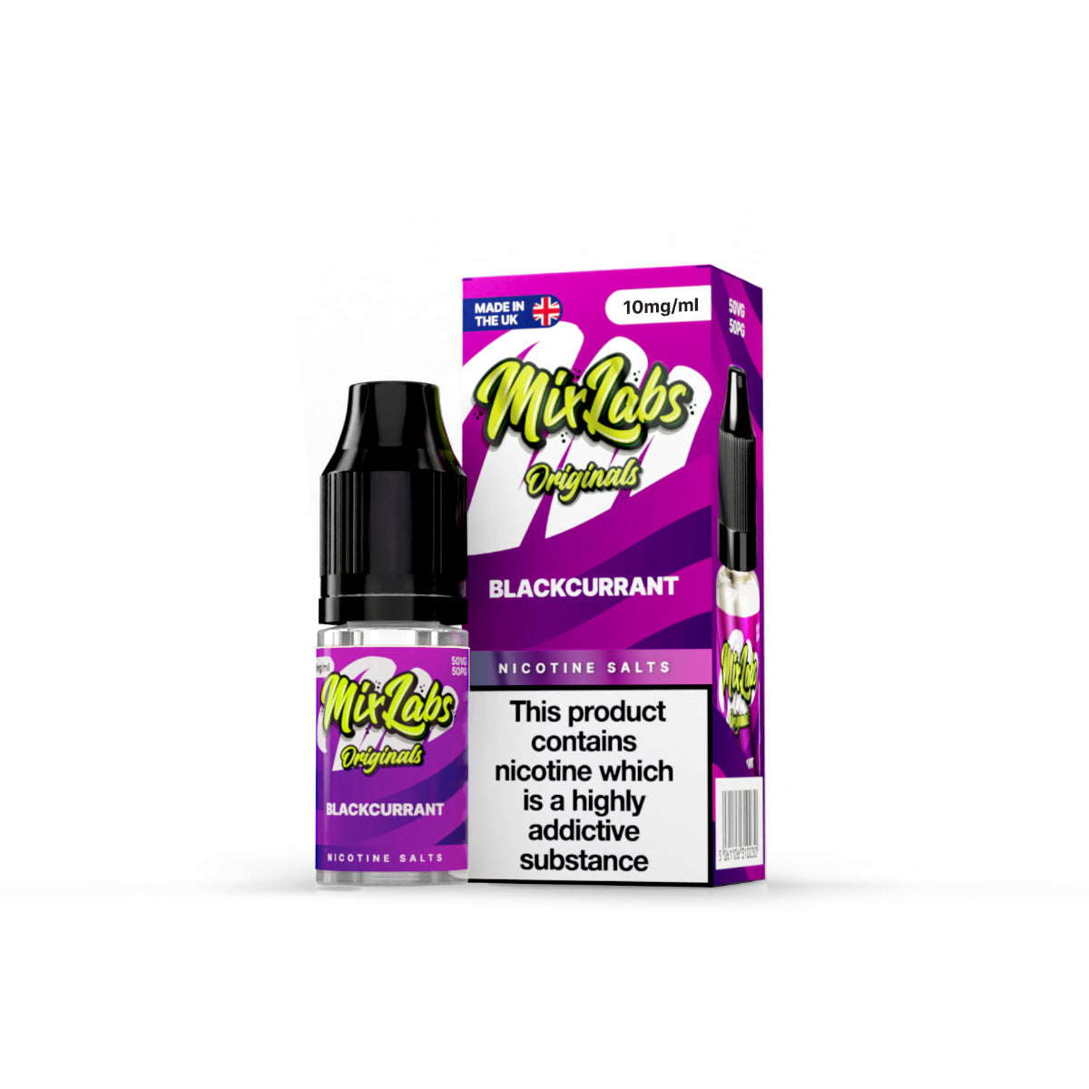 Blackcurrant by Mix Labs Originals 10ml Nic Salt - Ape Vapes