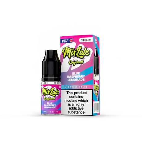 Blue Raspberry Lemonade by Mix Labs Originals 10ml Nic Salt - Ape Vapes