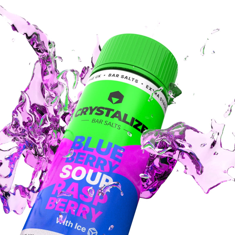 Blueberry Sour Raspberry 120ml Longfill by Crystalize