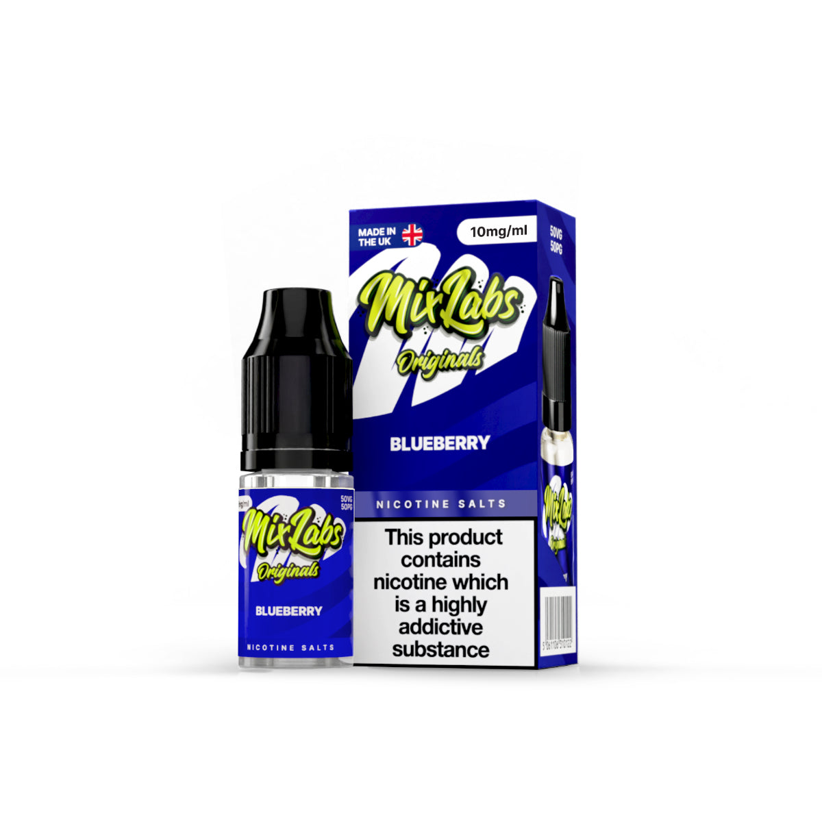 Blueberry by Mix Labs Originals 10ml Nic Salt - Ape Vapes
