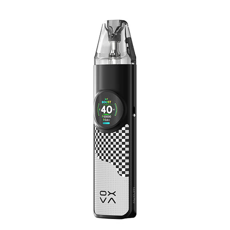 Chequered Gray NeXlim Pod Kit by OXVA - Ape Vapes