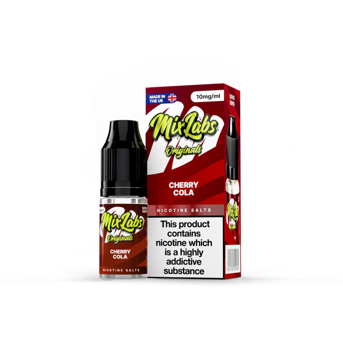 Cherry Cola by Mix Labs Originals 10ml Nic Salt - Ape Vapes