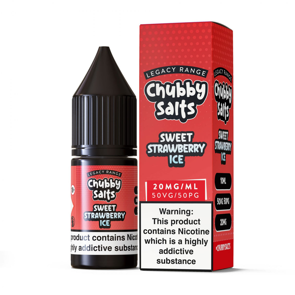 Sweet Strawberry Ice by Chubby Salts Legacy Range