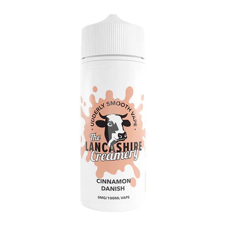 Cinnamon Danish 100ml Shortfill by The Lancashire Creamery - Ape Vapes