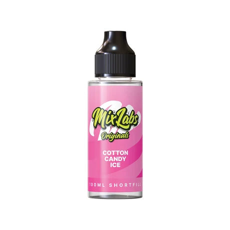 Cotton Candy Ice 100ml Shortfill by Mix Labs Originals - Ape Vapes