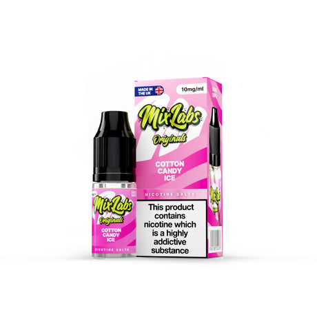 Cotton Candy Ice by Mix Labs Originals 10ml Nic Salt - Ape Vapes