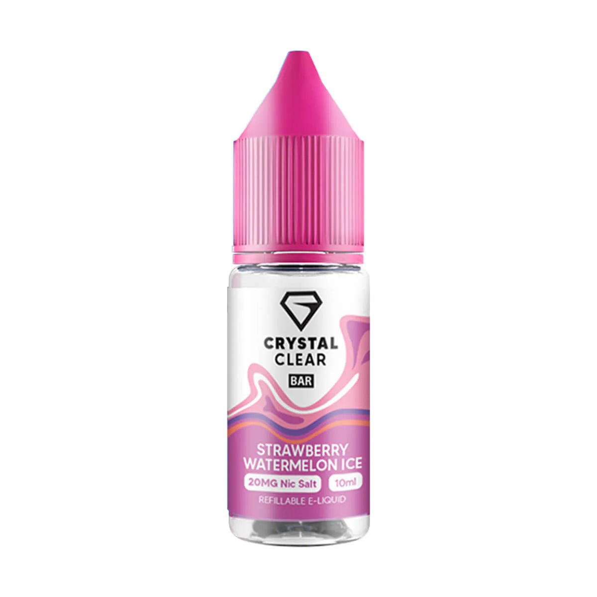 Strawberry Watermelon Ice Nic Salt by Crystal Clear