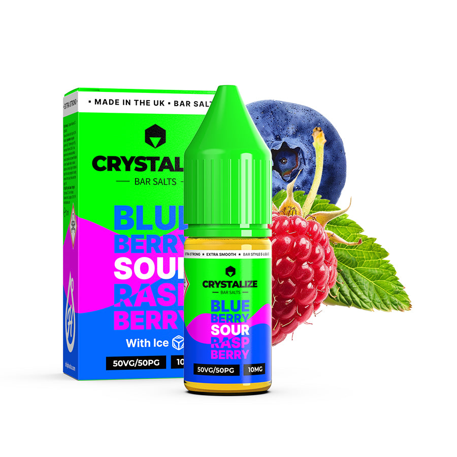 Blueberry Sour Raspberry Nic Salt by Crystalize - COMING SOON