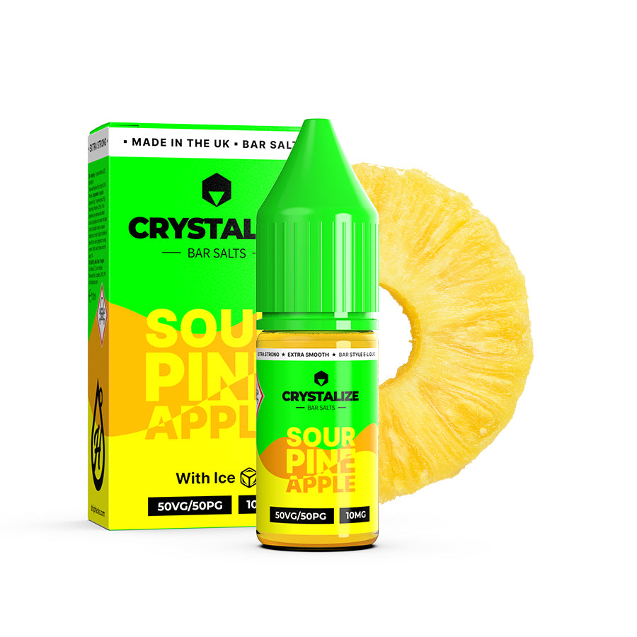 Pineapple Sour Ice Nic Salt by Crystalize - COMING SOON