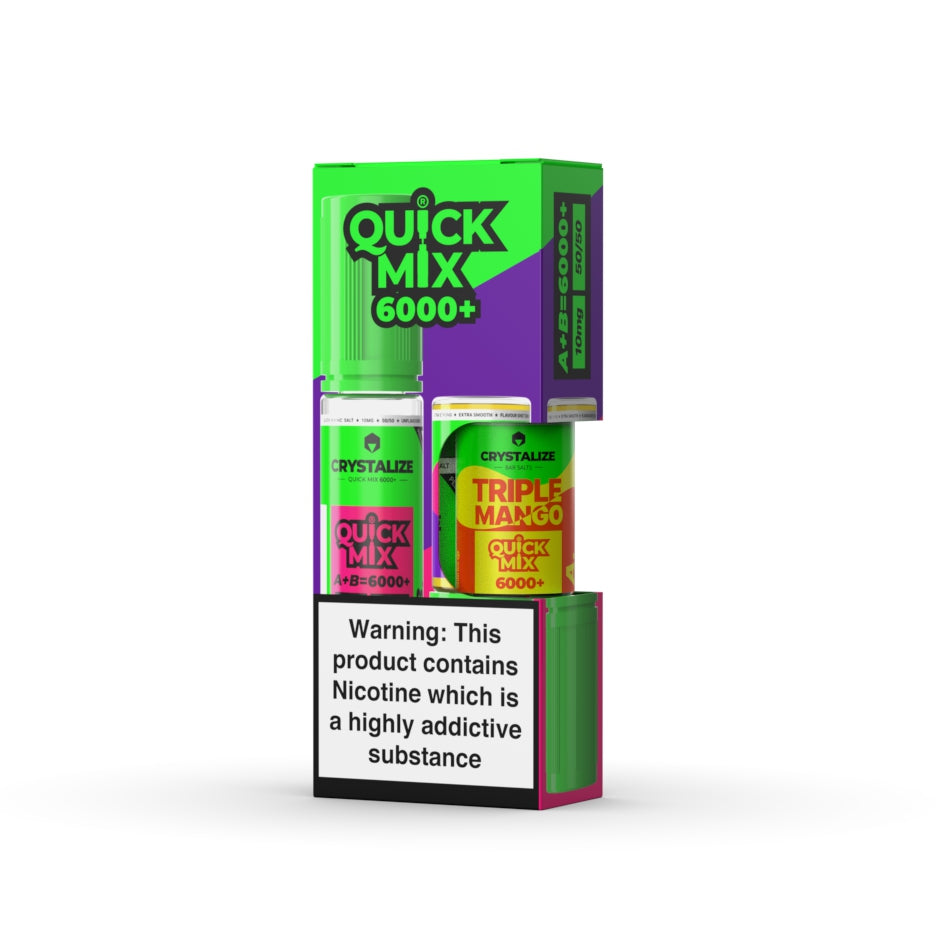 Triple Mango Quick Mix 20ml Nic Salt By Crystalize