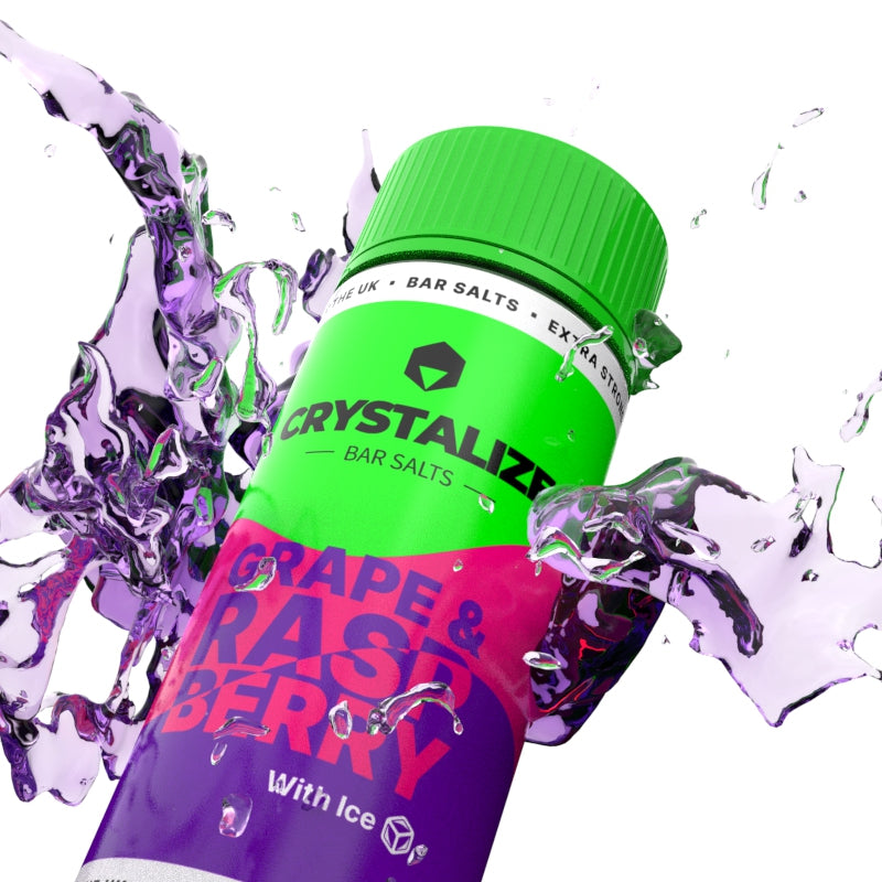 Grape & Raspberry 120ml Longfill by Crystalize