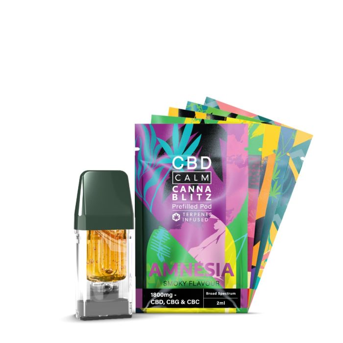 Group Image Cannablitz Prefilled CBD Replacement Pod by CBD Calm - Ape Vapes