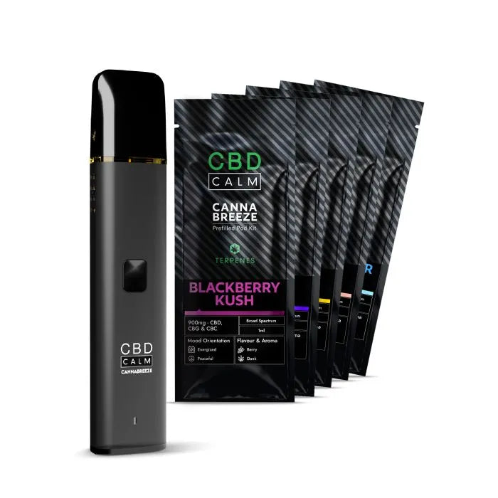 Group Image Cannabreeze Prefilled CBD Pod Kit by CBD Calm - Ape Vapes