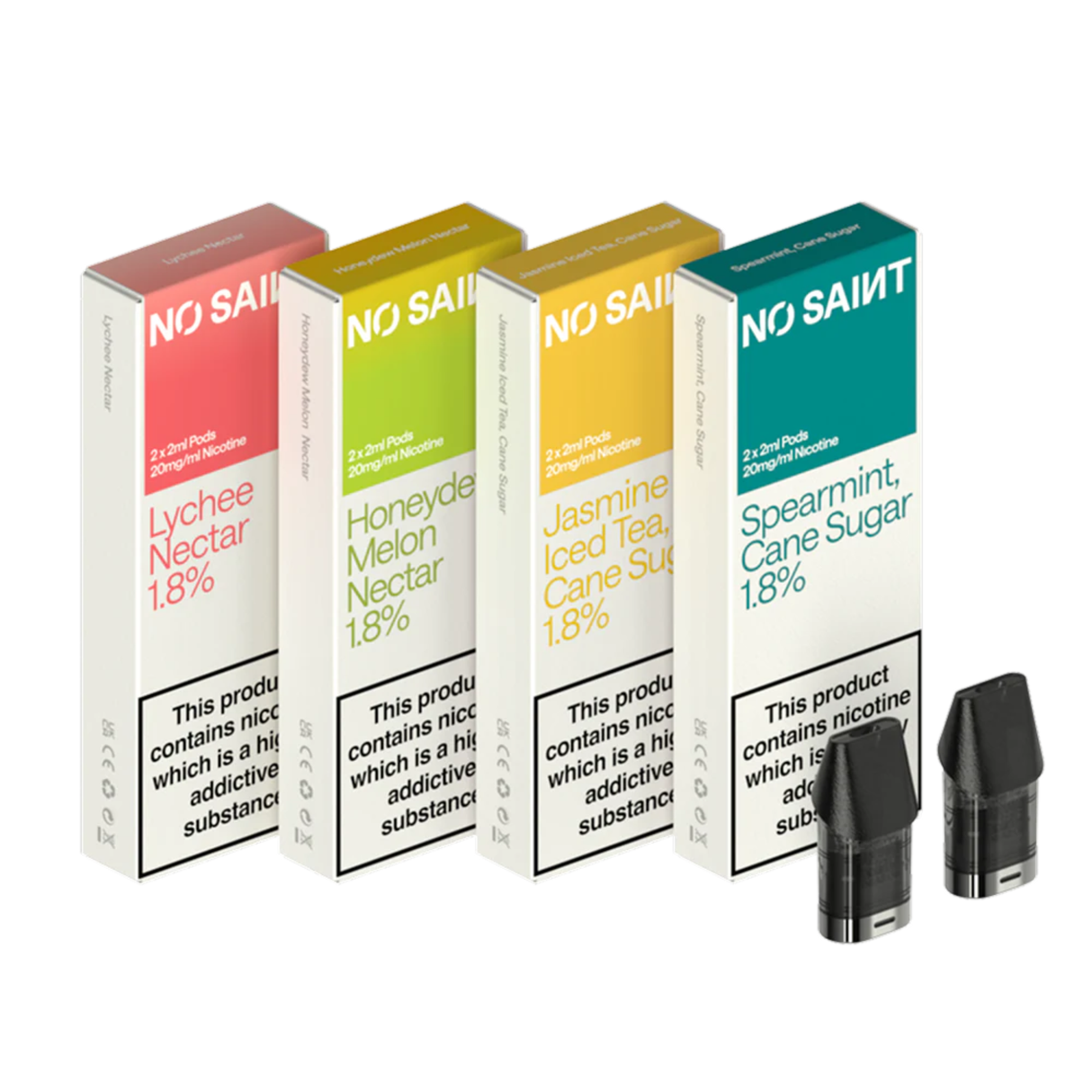 Group Image No Saint Prefilled Replacement Pods (2 Pack) - Ape Vapes